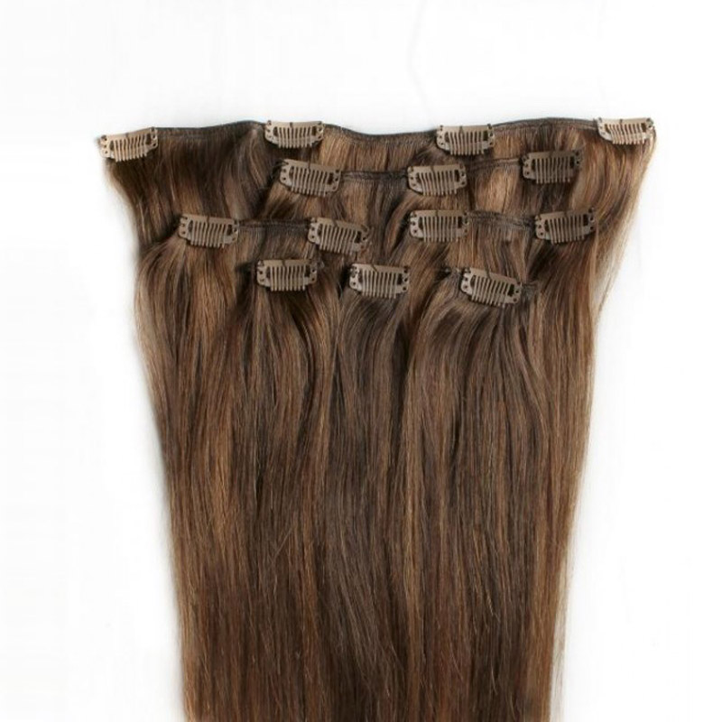 22inch human remy 

hair clip in hair 8pcs