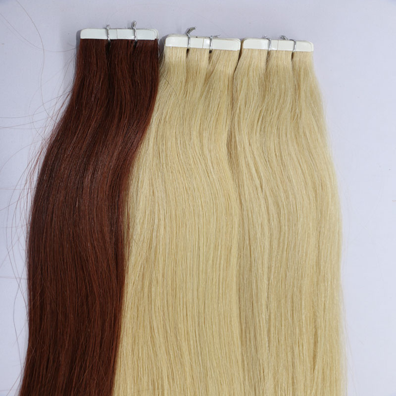 blonde straight human 

remy hair tape in brazilian hair extension
