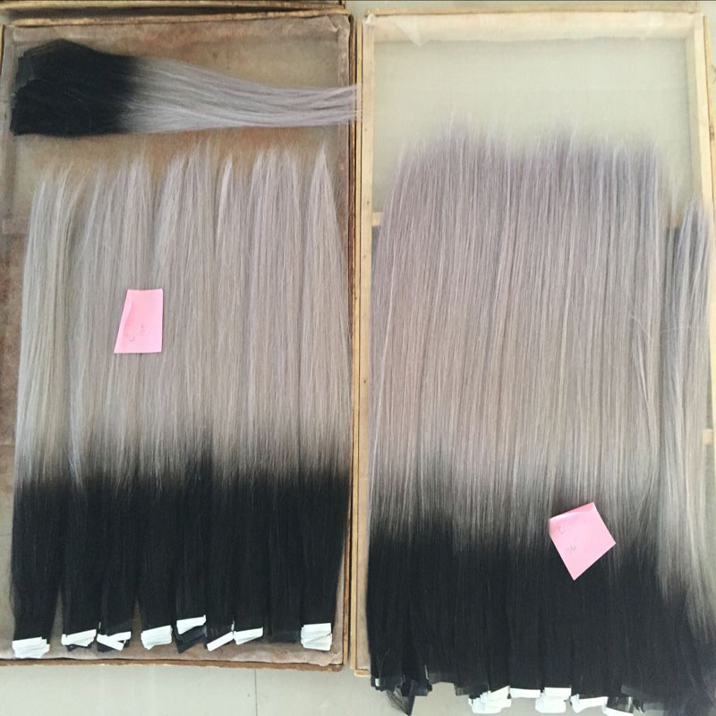 indian human hair 

ombre tape in hair extesnion 20inch